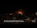 Brush fire broke out in Colonia La Sierra in Tijuana spreading to houses in the area