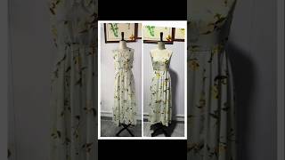 Tutorial on transforming a dress into a slip dress #versatilesewin #sewingtutorial #diydress #shorts