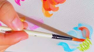 Surprise!Watercolor Flower Card with Hidden Message (Easy DIY) #cards #flowers #love