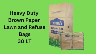 Biodegradable Waste Bags - Lawn and Leaf Waste