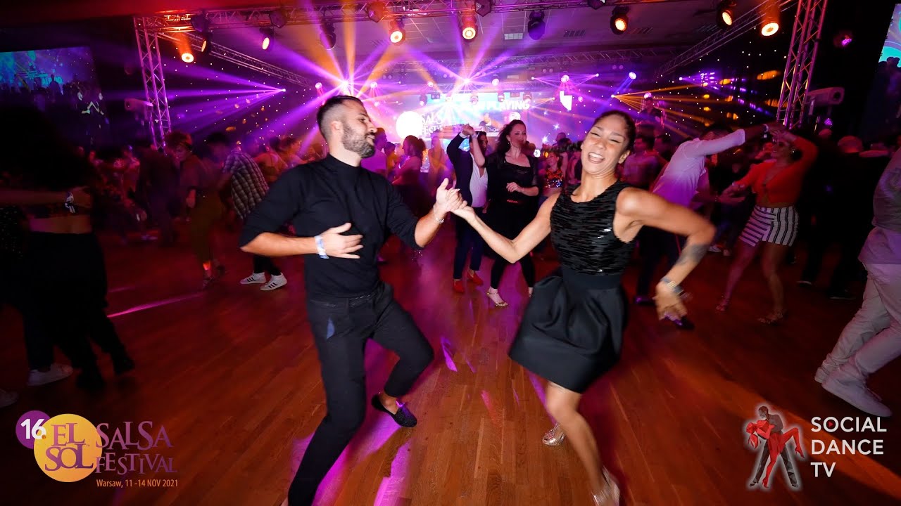 Fabrizio Febi & Tania Cannarsa Salsa Social Dancing 16th El Sol