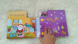 Santa's Busy Christmas Board Book with Fold-Out Play Track