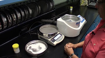 Air Jet Sieve Particle Size Analysis Test on Coffee Creamer