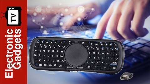 Wireless QWERTY Keyboard with Touchpad - 10m Range, Ergonomic Design