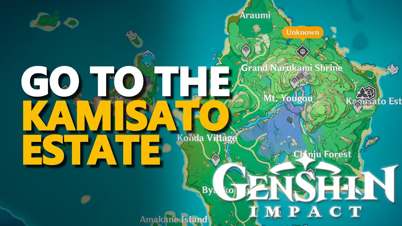 Go to the Kamisato Estate Genshin Impact