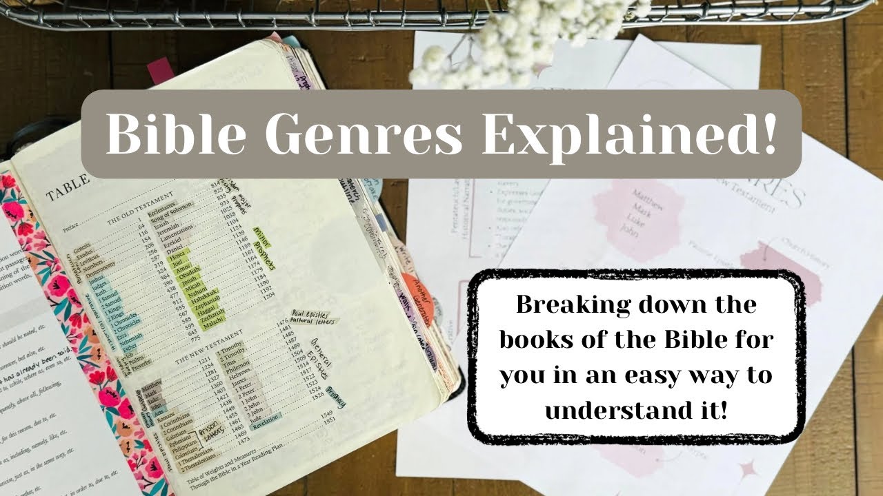 Bible Genres EXPLAINED And EASY To Understand Bible Study Tips YouTube Bible Genres EXPLAINED And EASY To Understand Bible Study Tips YouTube