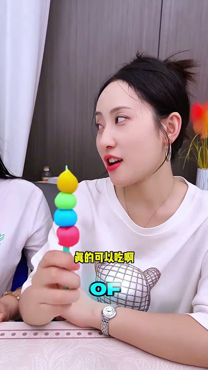 🍬 🤔 Have you guys ever eaten a lollipop made of modeling clay#funny #toys