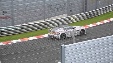 Jaguar F type RS testing. Nurburgring Ipool 2015