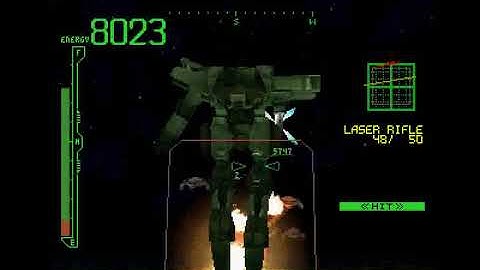 Armored Core (PS1) - Mission 17: Guard Wharf Warehouse