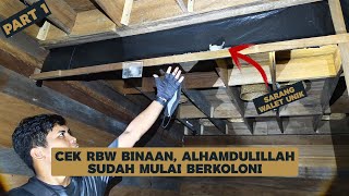 Cek Gedung Walet Binaan, InsyaAllah Kita Konsisten full Ternak!!