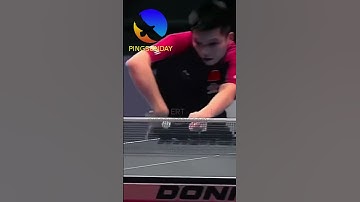 Fan Zhendong backhand is so fast
