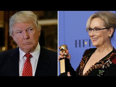 Video: Meryl Streep Unterstützt Von Kollegen Nach Rede Gegen Trump
