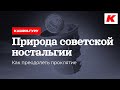 ПРИРОДА СОВЕТСКОЙ НОСТАЛЬГИИ. КАК ПРЕОДОЛЕТЬ ПРОКЛЯТИЕ. КАШИН.ГУРУ