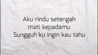 D'Masiv - Rindu Setengah Mati (lirik)