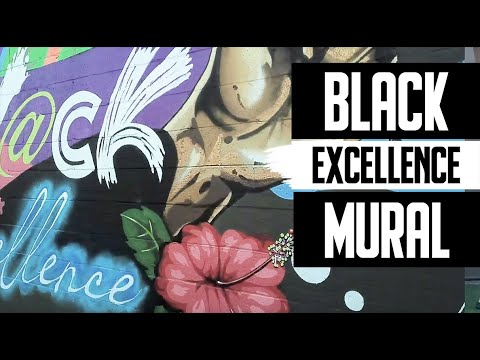 Black Excellence Wall Mural