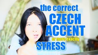 CZECH #3 - Czech accent (stress)