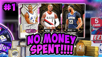 NBA2K20 NO MONEY SPENT #1 - FREE LOCKERCODES, UNLOCKING THE AUCTION HOUSE!! SNIPING AND FREE KD PACK