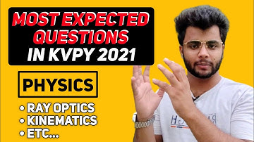 BELANGRIJKSTE EN VERWACHTE hoofdstukken/onderwerpen in 🔥FYSICA in het KVPY 2021-examen - IISc❤️