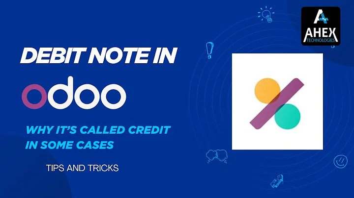 Debit Note in Odoo | Issuing Debit Note to Vendors | Odoo Tips and Tricks | Ahex Technologies