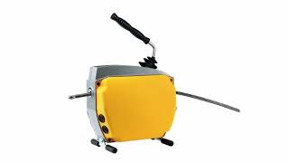 Drain Cleaning Machine for Basin Cleaning with Cable and Drill Heads