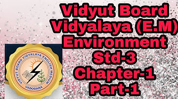 140.Environment  Science, Std- 3,Ch-1, Part -1|Vidyut Board Vidyalaya | BHAGYESH THAKKAR