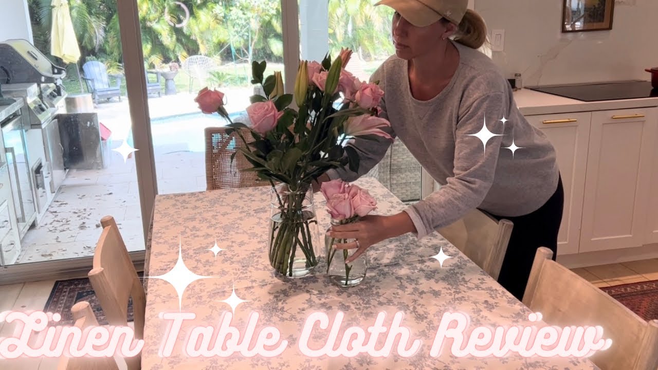 Beautiful Linen Table Cloth Review