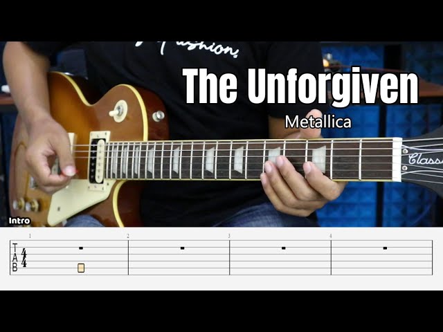 The Unforgiven - Metallica  - Guitar Instrumental Cover + Tab class=