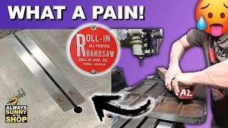 Roll In Saw: Machining the Table - Difficult Setup!!