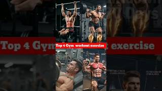 Top 4 Gym Exercises for Explosive Muscle Growth! 💪 #shorts #trending #viral #Gymmotivation