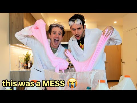 we tried making slime and it was CATASTROPHIC… ft Stinky Asher