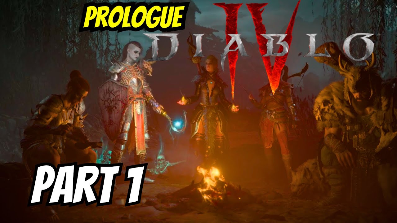 Prologue – Wandering Diablo IV ACT 1 Part 1 Necromancer Gameplay ...