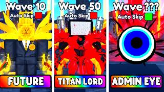 EVERY ADMIN UNIT VS ENDLESS MODE! (Toilet Tower Defense)