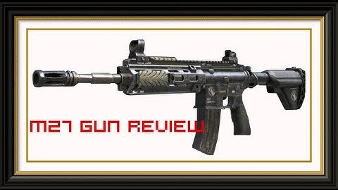 BO2: M27 GUN REVIEW (ASSAULT RIFLE)! [HD]