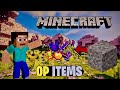 Minecraft, But Gravel Drops OP Items... 😱