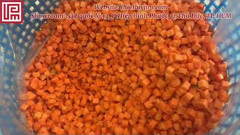 Máy cắt hạt lựu, Máy cắt củ quả dạng hạt lựu, máy cắt hạt lựu tốc độ cao