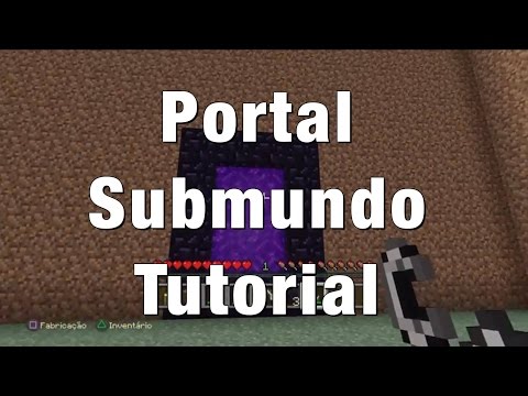 Como fazer portal do submundo no Minecraft