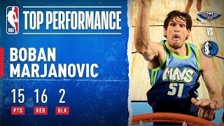 Boban Marjanovic Drops Season-High 15 PTS With 16 REB