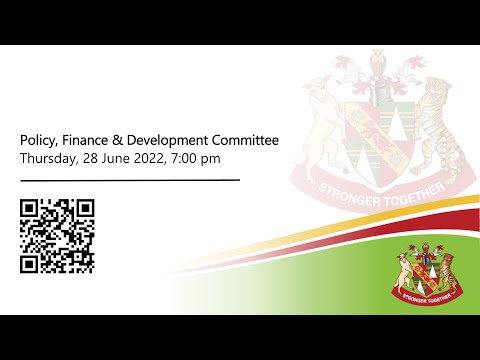 Policy, Finance & Development Committee | Tuesday, 28th June, 2022 7.00 pm