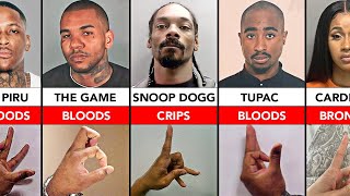 SCARIEST Rappers’ Gang Signs And Their Meanings