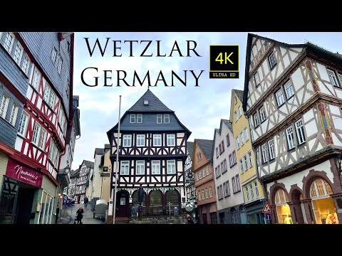 Wetzlar walk | Wetzlar travel | walking tour city 4k Germany Old Town Sightseeing History und Wine