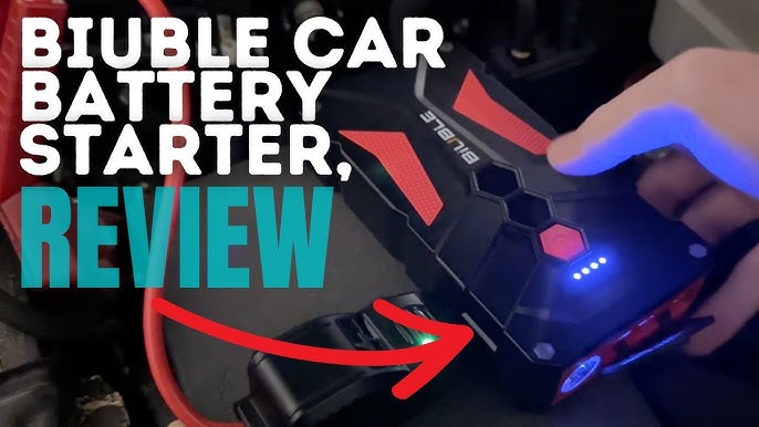 BIUBLE Car Battery Starter, 1000A Peak 12800mAh review 