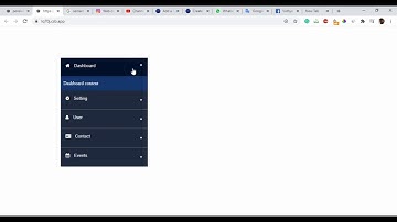 Create vertical menu using HTML, CSS, and Javascript