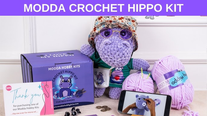 MODDA Crochet Kit for Beginners - Beginner Crochet Starter Kit with  Easy-to-Follow Video Tutorials, Learn to Crochet Kits for Adults and Kids,  DIY