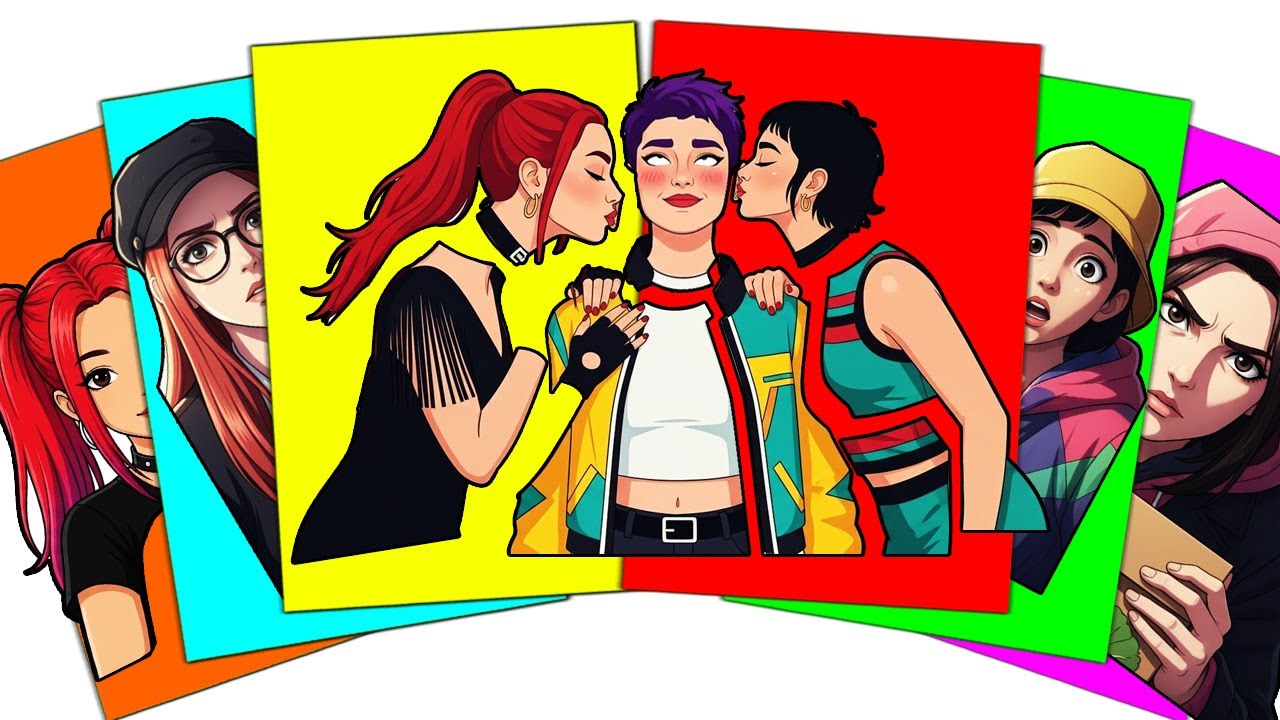 DIY Sticker Book 💙 KPOP Demon Hunters Couple Edition | Cute Paper Craft Fun | Golden By Huntrix