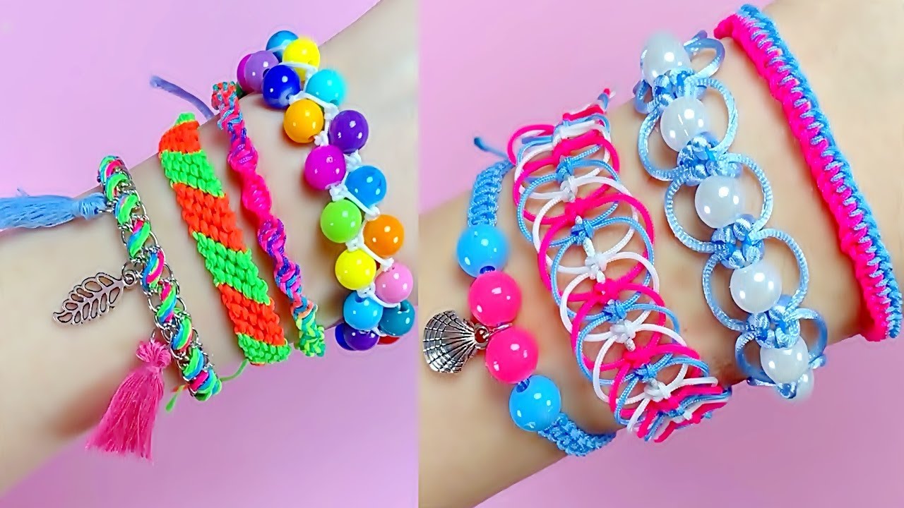 DIY : 8 EASY FRIENDSHIP BRACELETS by Girl Crafts 