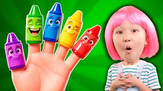 colorful pencils finger family more lights kids songs