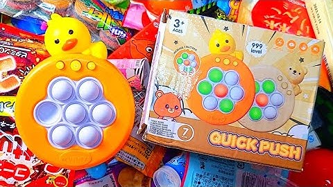 Satisfying with Unboxing & Review of Fast Push Game Pop It Electronic Fidget Toy ASMR