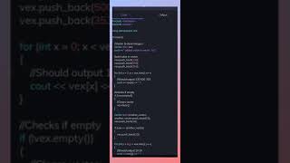 vector example using c++ #short #c++