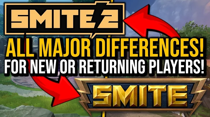 ALL Major Changes Between SMITE 1 & SMITE 2 For New & Returning Players!