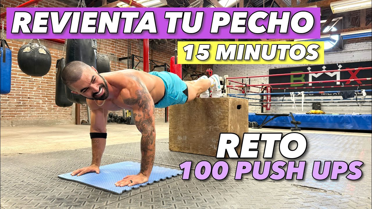 Revienta tu PECHO revienta LA GRASA (15 MIN) Rutina de pecho en Casa ...